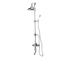 Columna baño-ducha termostática Retro bronce envejecido