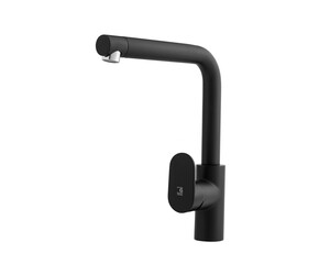 Grifo cocina Nine caño 90 negro