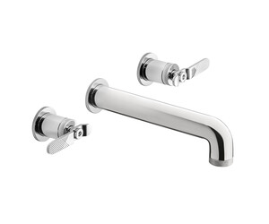 Grifo lavabo mural bimando Strem pulsador lever