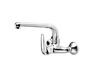 Grifo cocina de pared caño fundido Alfa