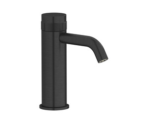 Grifo lavabo Zoom cromo negro cepillado