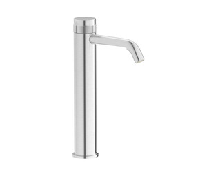 Grifo lavabo alto Zoom níquel cepillado