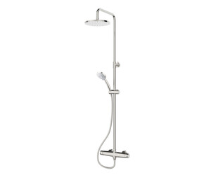 Columna ducha mezcladora Livra rociador 200 mm ABS y flexo inox
