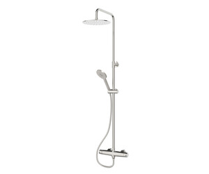 Columna ducha mezcladora Livra rociador 250 mm abs y flexo pvc
