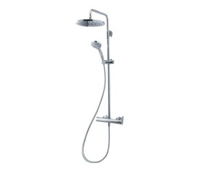 Columna ducha mezcladora Nine rociador 200 mm y flexo pvc