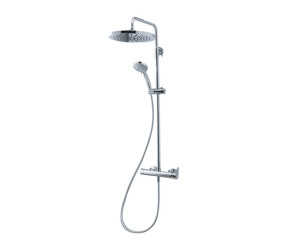 Columna ducha mezcladora Nine rociador 250 mm ABS y flexo pvc