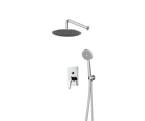 Conjunto ducha empotrable 2 vías Cónico