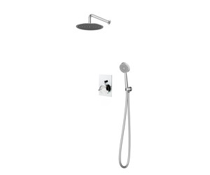 Conjunto ducha empotrable 2 vías Karim Due cromo