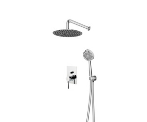 Conjunto ducha empotrable 2 vías Theo