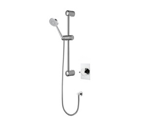 Conjunto ducha empotrable 1 vía Karim Due cromo