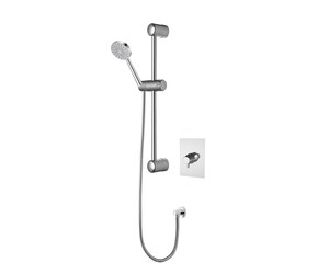 Conjunto ducha empotrable 1 vía Livra cromo