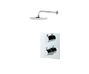 Conjunto ducha termostático empotrable Atlantis redondo