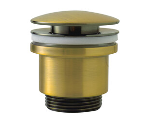 Desagüe semiautomático redondo bronce envejecido