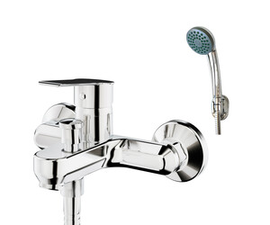 Grifo baño-ducha Albos con accesorios de ducha