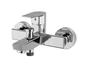 Grifo baño-ducha Aroha cromo maneta corta