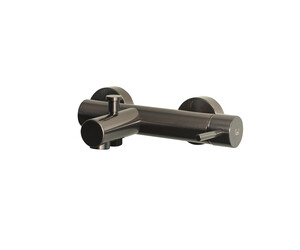 Grifo baño-ducha Theo cromo negro cepillado