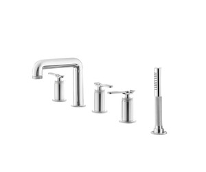 Batería baño-ducha repisa Strem pulsador lever