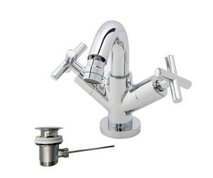 Grifo bidet Matrix con desagüe automático cromo