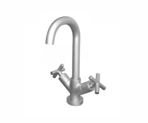 Grifo cocina bimando Matrix cromo mate
