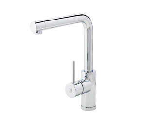Grifo cocina caño alto recto Theo cromo