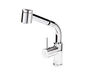 Grifo cocina caño alto con ducha extensible Theo 2 funciones