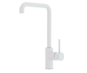 Grifo cocina caño alto Theo blanco