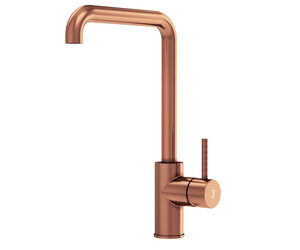 Grifo cocina caño alto Theo cobre envejecido
