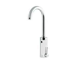 Grifo cocina Theo Elec caño curvo pila