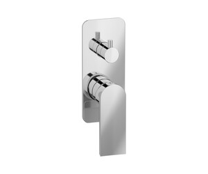 Grifo ducha empotrable 2 vías Kissme cromo