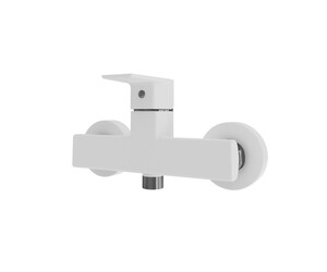 Grifo ducha Aroha blanco con accesorios de ducha