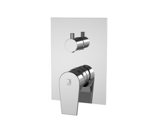 Grifo ducha empotrable 3 vías Aroha cromo