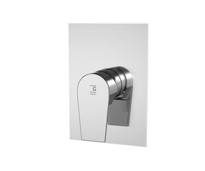 Grifo ducha empotrable 1 vía Aroha cromo