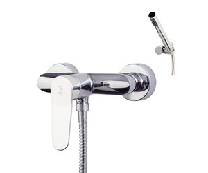 Grifo ducha Dalma con accesorios de ducha blanco
