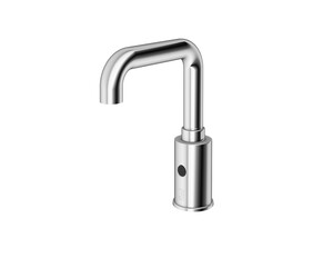 Grifo lavabo electrónico Theo Elec cromo pila giratorio