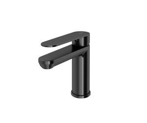 Grifo lavabo Nine cromo negro cepillado
