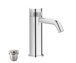 Grifo lavabo Zoom cromo con desagüe semiautomático