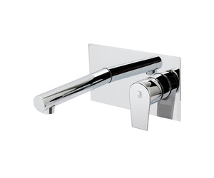 Grifo lavabo mural Aroha cromo