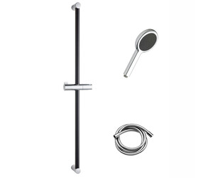 Kit ducha Carbono con accesorios Carbono 1 función
