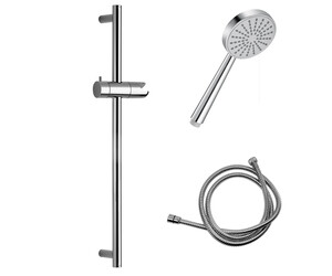 Kit ducha Tekno con accesorios Ingo Plus cromo