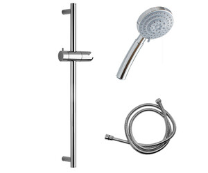 Kit ducha Tekno con accesorios Pysa cromo