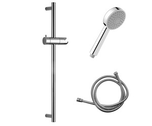 Kit ducha Tekno con accesorios Tekno cromo